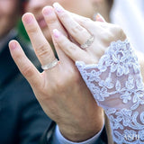 1/4 Ctw Round Cut Diamond Duo Set in 10K White Gold