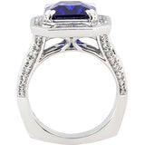 Gems of Distinction Collection's Platinum 5.54ct Sapphire & 2.07ctw Diamond Ring