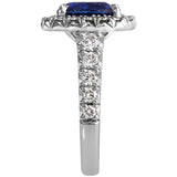 Gems of Distinction Collection's Platinum 4.56ct Sapphire & 1.17ctw Diamond Ring