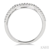 1/6 ctw Round Cut Diamond Wedding Band in 14K White Gold