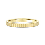 10k Gold Low Ridge Stackable Ring