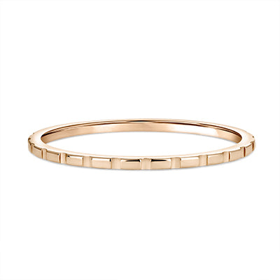10k Gold Mini-Rectangle Cut Stackable Fashion Ring