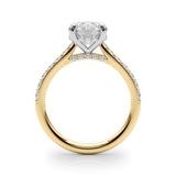 2ct Round Hidden Halo Lab-Grown Diamond Engagement Ring