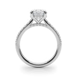 2ct Round Hidden Halo Lab-Grown Diamond Engagement Ring