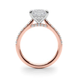 2ct Princess Hidden Halo Lab-Grown Diamond Engagement Ring