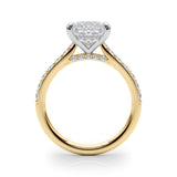 2ct Princess Hidden Halo Lab-Grown Diamond Engagement Ring