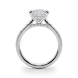 2ct Princess Hidden Halo Lab-Grown Diamond Engagement Ring