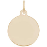 PETITE INITIAL DISC - PLAIN