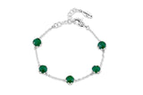 Genuine Sterling Silver Samuel B. Birthstone Glow Bracelet