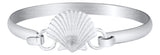 Genuine Sterling Silver Evening Tide Collection Scallop Shell Convertible Bracelet