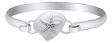 Genuine Sterling Silver Evening Tide Collection Clam Shell and Starfish Convertible Bracelet