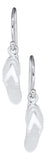 Genuine Sterling Silver Evening-Tide Collection Flip Flop Earrings