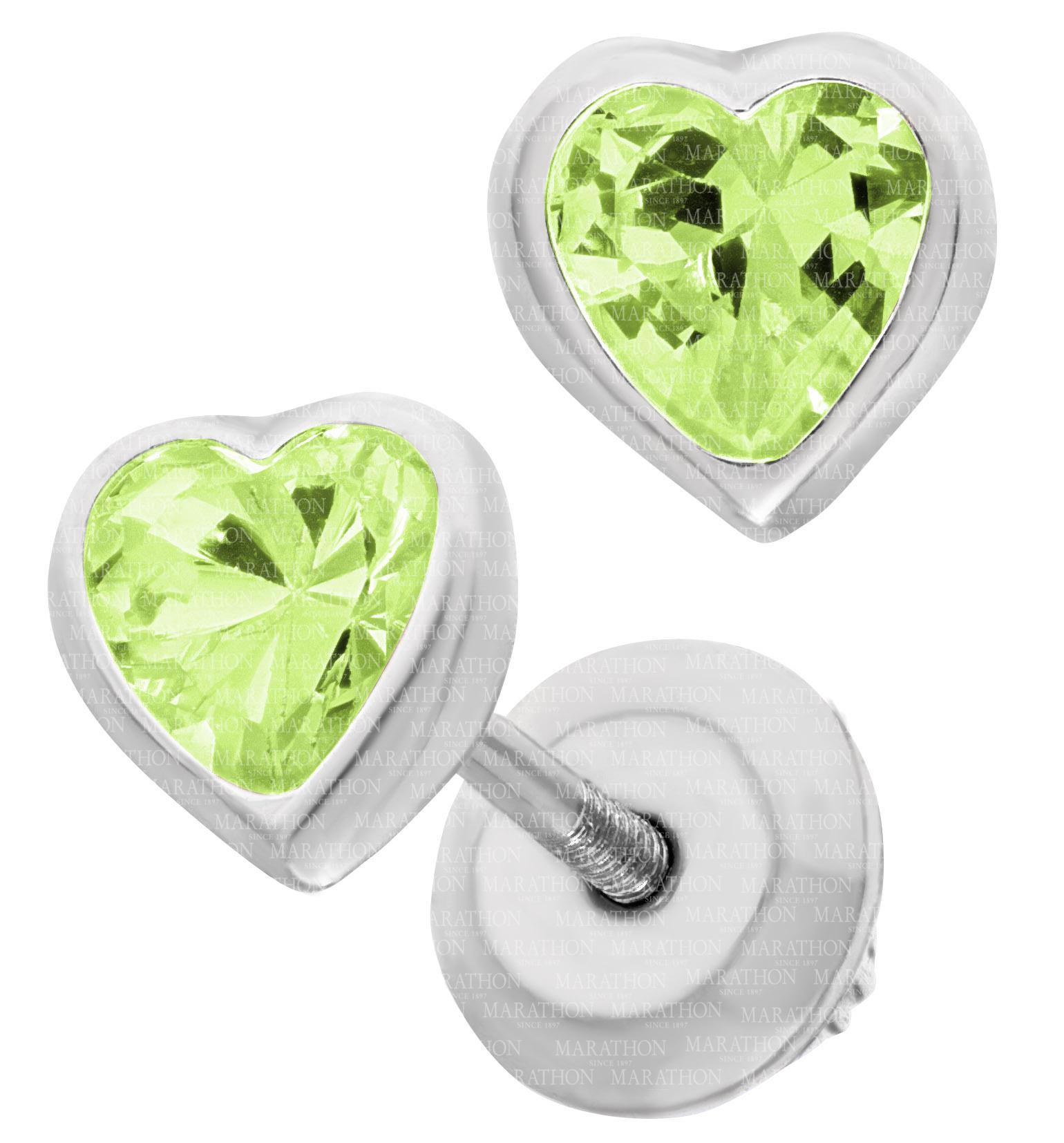 ◇Monday Edition◇ Baby Heart Silver Earrings Genuine Sterling Silver Kiddie Kraft Heart Stud Earrings