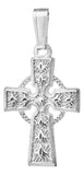 Genuine Sterling Silver Kiddie Kraft Celtic Cross Pendant Necklace