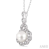 Pearl & Diamond Fashion Pendant