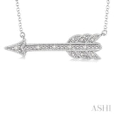 Silver Arrow Diamond Fashion Pendant