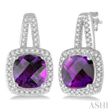 Gemstone & Diamond Earrings