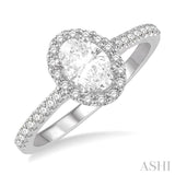 Oval Shape Diamond Engagement Ring