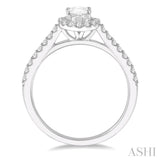 Oval Shape Diamond Engagement Ring