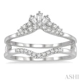 Baguette Diamond Insert Ring