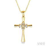 Cross Diamond Pendant