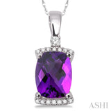 Gemstone & Diamond Pendant