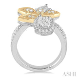 Flower Lovebright Diamond Fashion Ring