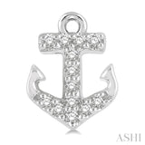 Anchor Petite Diamond Fashion Earrings