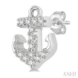 Anchor Petite Diamond Fashion Earrings