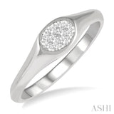 Oval Shape Lovebright Diamond Promise Ring