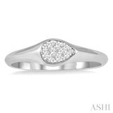 Pear Shape Lovebright Diamond Promise Ring