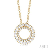 Circle Diamond Fashion Pendant