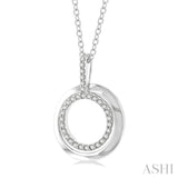 Circle Petite Diamond Fashion Pendant