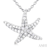 Starfish Petite Diamond Fashion Pendant