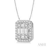 Halo Fusion Diamond Pendant